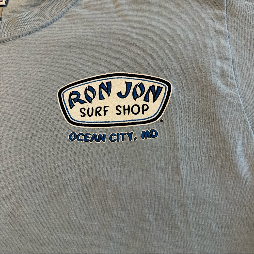Ron Jon Long Sleeve T-Shirt Ocean City Maryland Small  Blue‎ - Picture 2 of 8